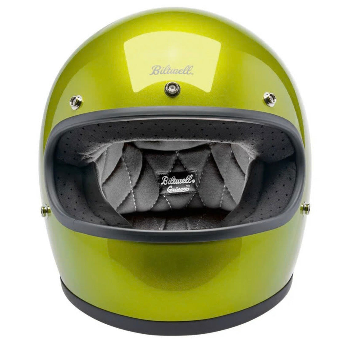 Biltwell ビルトウェル "GRINGO" フルフェイスヘルメット Metallic Lime【装飾品】