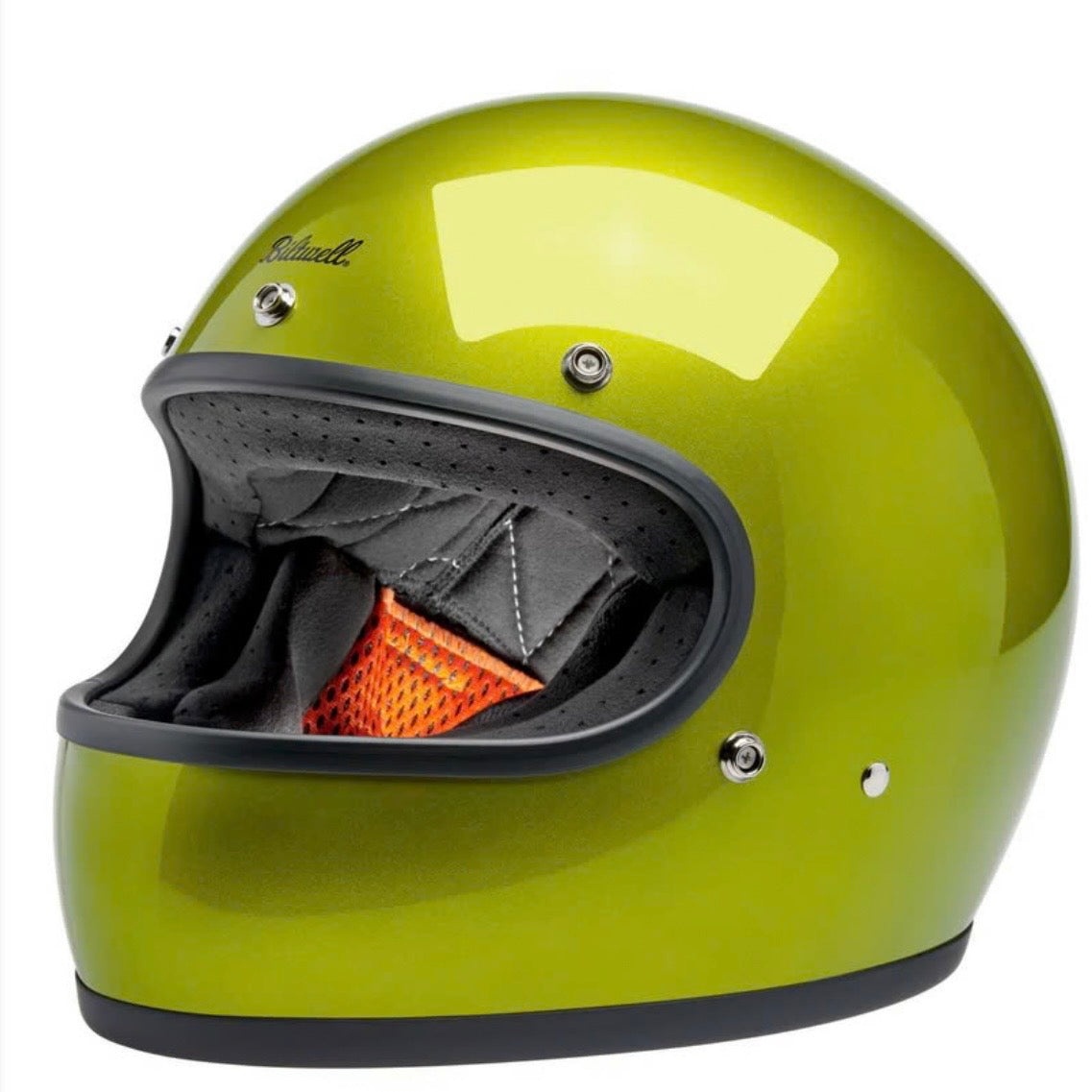 Biltwell ビルトウェル "GRINGO" フルフェイスヘルメット Metallic Lime【装飾品】