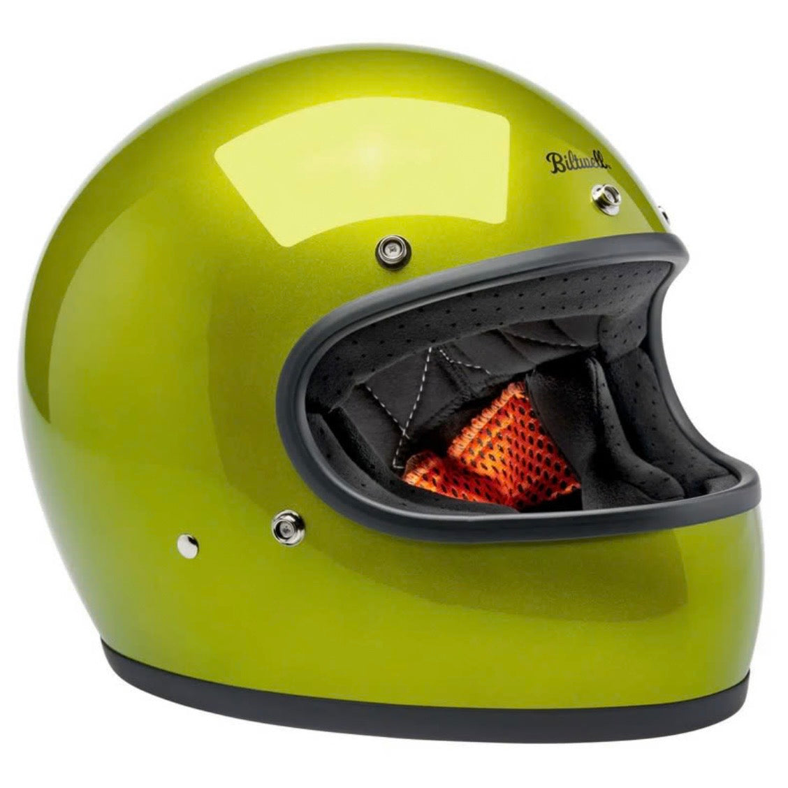 Biltwell ビルトウェル "GRINGO" フルフェイスヘルメット Metallic Lime【装飾品】