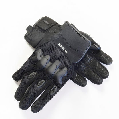 MERLIN （マーリン）メッシュグローブ "AIRFLOW TRAIL GLOVE" 【ブラック】
