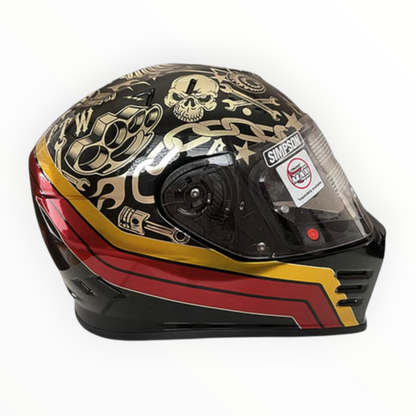 SIMPSON シンプソン ”Venom"  フルフェイスヘルメット Tattoo 【装飾品】
