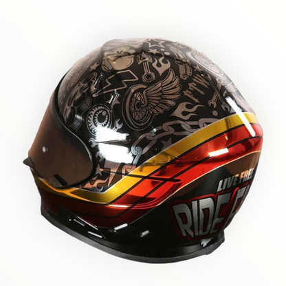 SIMPSON シンプソン ”Venom"  フルフェイスヘルメット Tattoo 【装飾品】