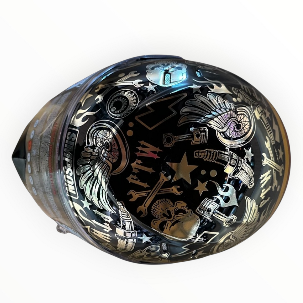 SIMPSON シンプソン ”Venom"  フルフェイスヘルメット Tattoo 【装飾品】