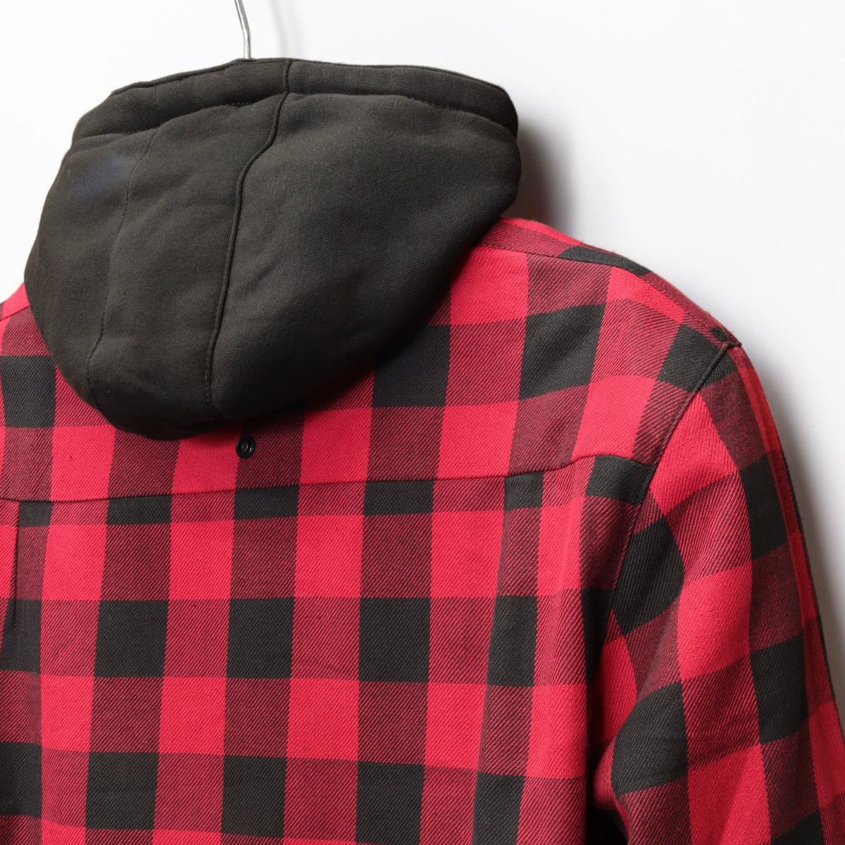 MERLIN （マーリン） ライディングシャツジャケット "DEADWOOD FLANNEL HOODY" 【ブラック/レッド】