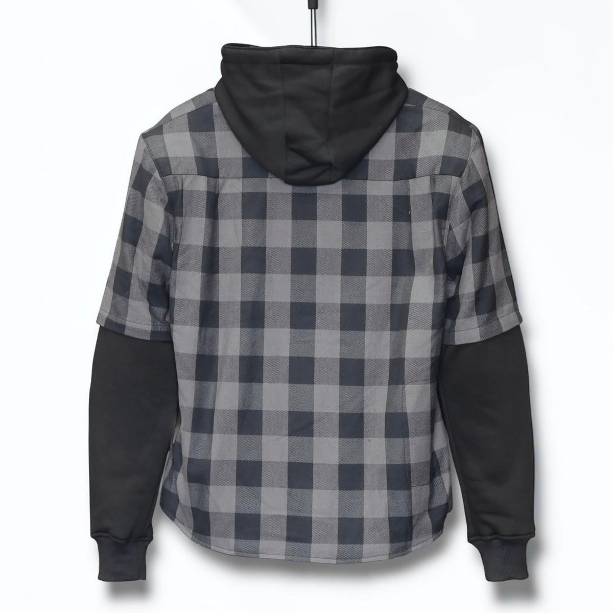 MERLIN （マーリン） ライディングシャツジャケット "DEADWOOD FLANNEL HOODY" 【ブラック/グレー】