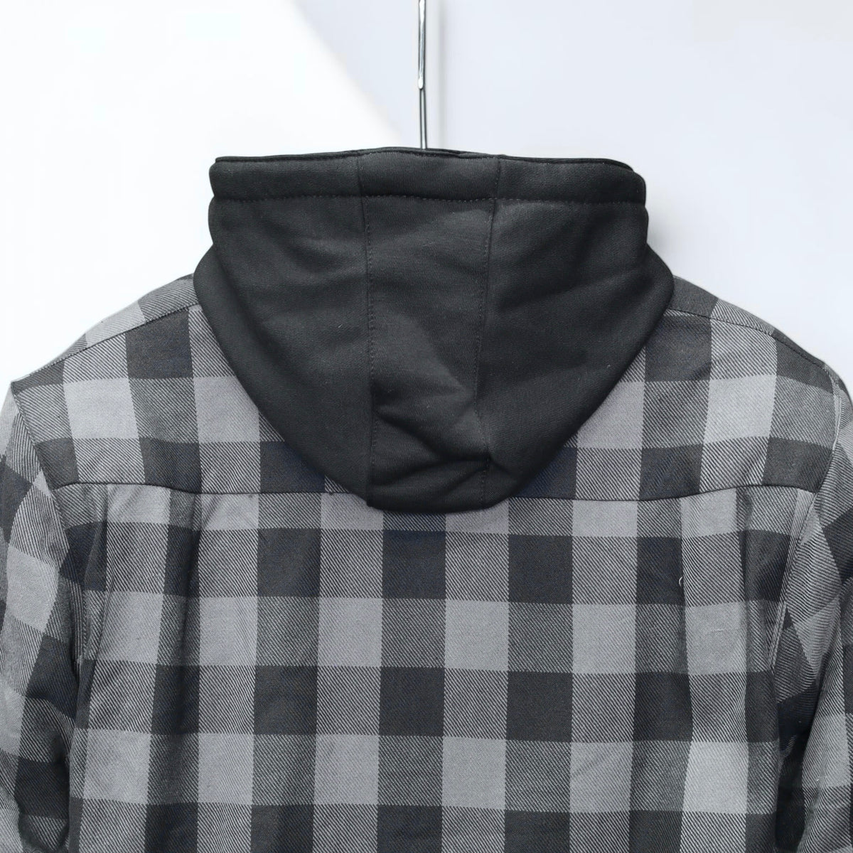 MERLIN （マーリン） ライディングシャツジャケット "DEADWOOD FLANNEL HOODY" 【ブラック/グレー】