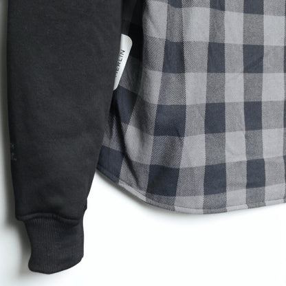 MERLIN （マーリン） ライディングシャツジャケット "DEADWOOD FLANNEL HOODY" 【ブラック/グレー】