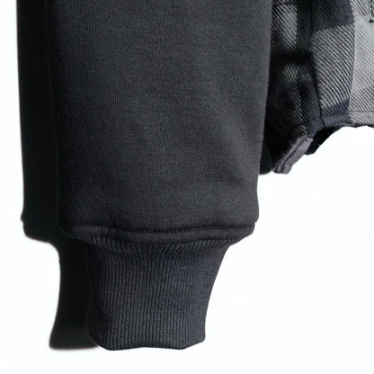 MERLIN （マーリン） ライディングシャツジャケット "DEADWOOD FLANNEL HOODY" 【ブラック/グレー】