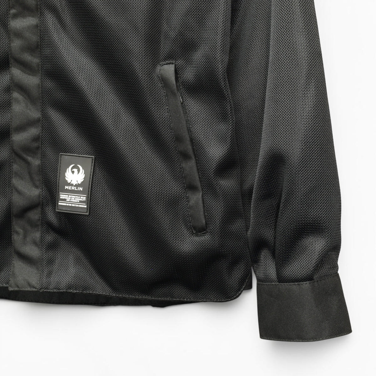 MERLIN（マーリン）メッシュジャケット "AERO MESH D3O RIDING SHIRT" 【ブラック】