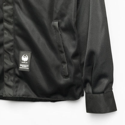 MERLIN（マーリン）メッシュジャケット "AERO MESH D3O RIDING SHIRT" 【ブラック】