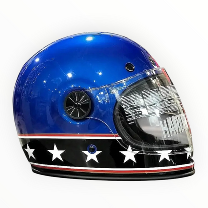 BELL BULLITT フルフェイスヘルメット Harley-Davidsonコラボ【ブルー】装飾品