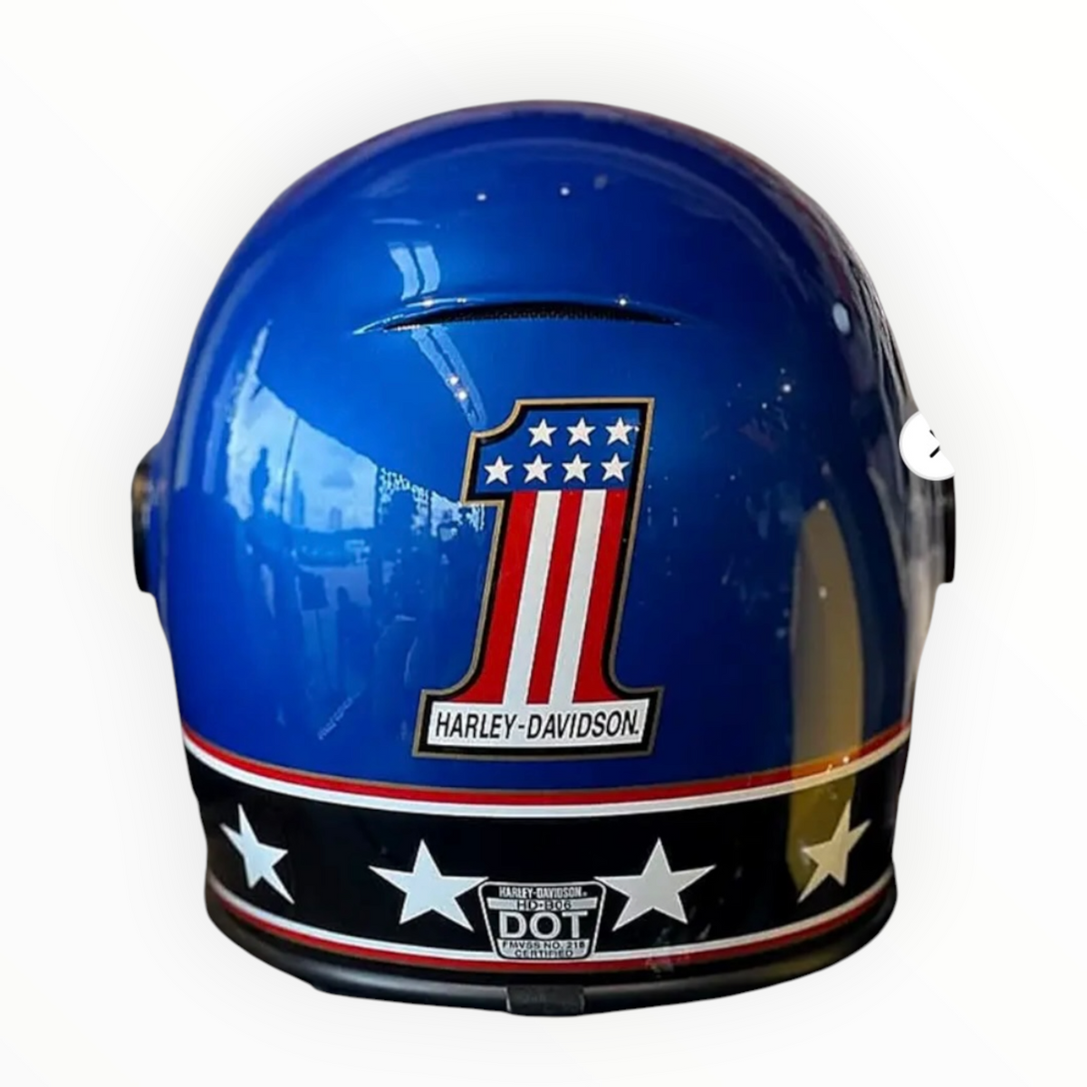 BELL BULLITT フルフェイスヘルメット Harley-Davidsonコラボ【ブルー】装飾品