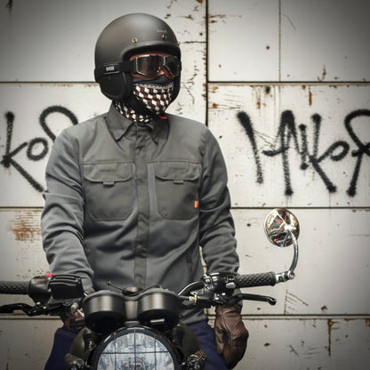 MERLIN（マーリン）メッシュジャケット "AERO MESH D3O RIDING SHIRT" 【ダークグレー】