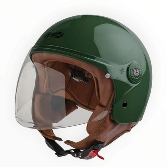 GARIBALDI（ガリバルディ）G11 ジェットヘルメット【British Green】装飾品