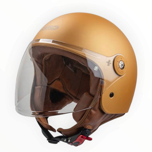 GARIBALDI（ガリバルディ）G11 ジェットヘルメット【Matt Ochre Yellow】装飾品