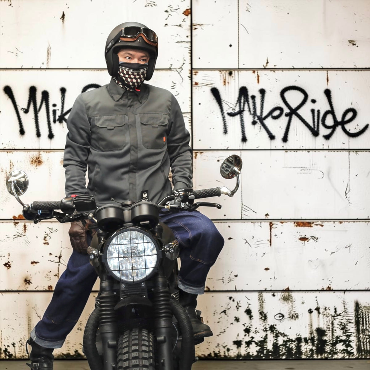 MERLIN（マーリン）メッシュジャケット "AERO MESH D3O RIDING SHIRT" 【ダークグレー】