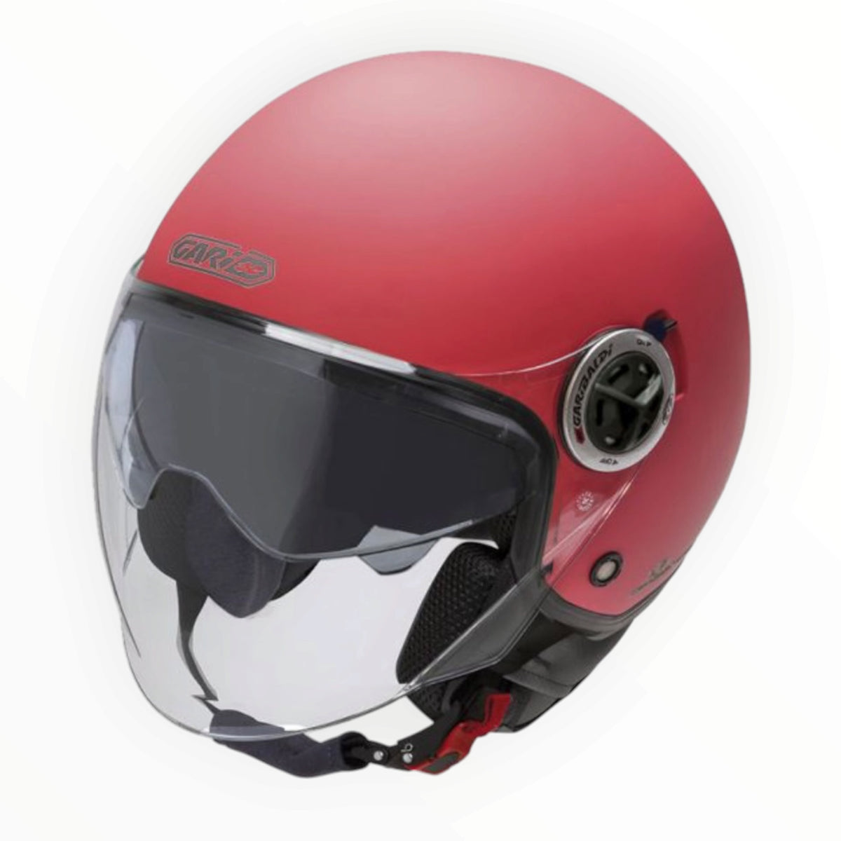 GARIBALDI（ガリバルディ）G20 ジェットヘルメット【Matt Coral Red】装飾品