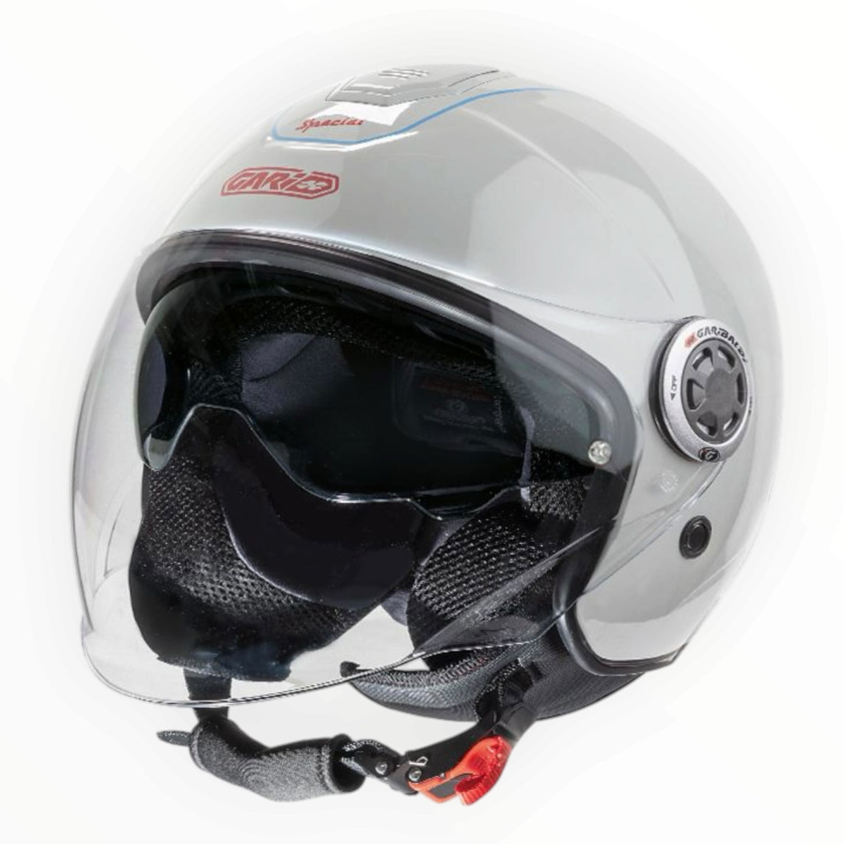 GARIBALDI（ガリバルディ）G20 Special Sunvisor ジェットヘルメット【Light Grey】装飾品
