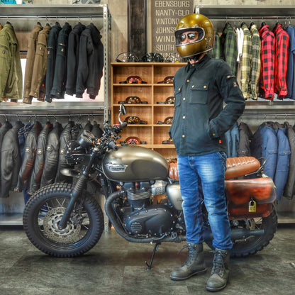 ストレッチシャツジャケット  ”Brody D3O Single Layer Riding Shirt”【ブラック】