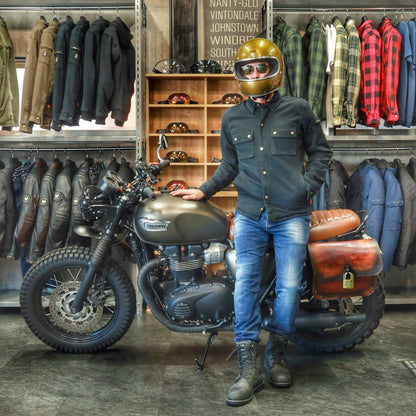 ストレッチシャツジャケット  ”Brody D3O Single Layer Riding Shirt”【ブラック】