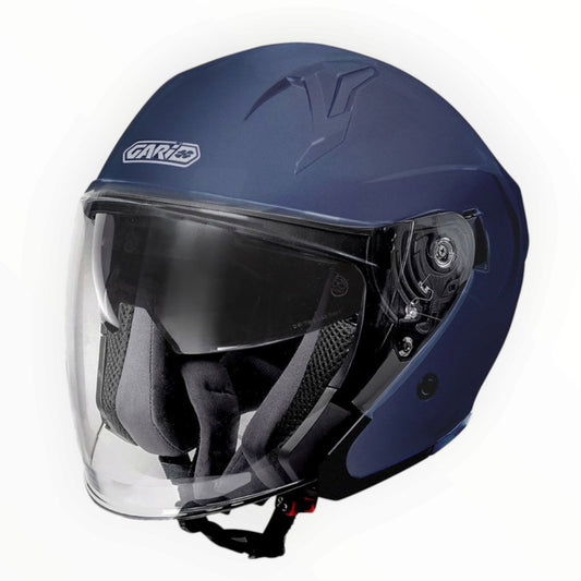 GARIBALDI（ガリバルディ）G40 Sunvisor ジェットヘルメット【Matt Blue】装飾品