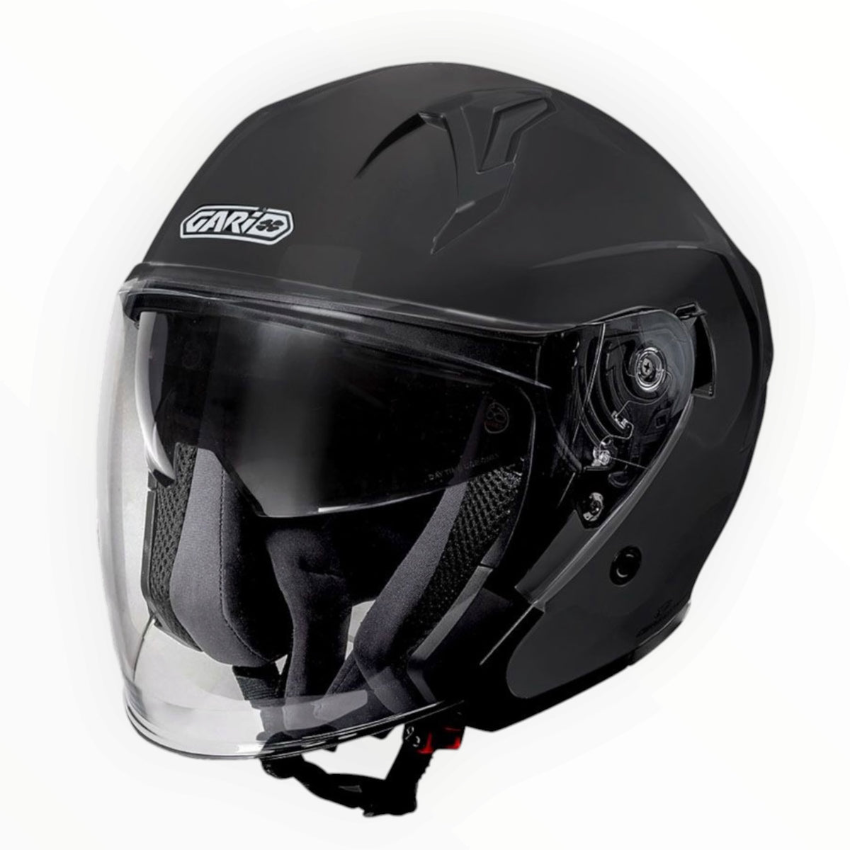 GARIBALDI（ガリバルディ）G40 Sunvisor ジェットヘルメット【Matt Black】装飾品