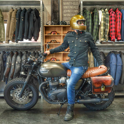 ストレッチシャツジャケット  ”Brody D3O Single Layer Riding Shirt”【ブラック】