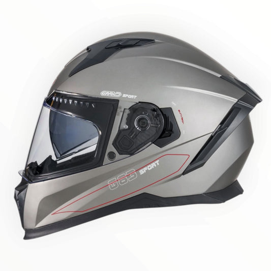 GARIBALDI（ガリバルディ）G83 Sport フルフェイスヘルメット【Matt Titanium Grey】装飾品