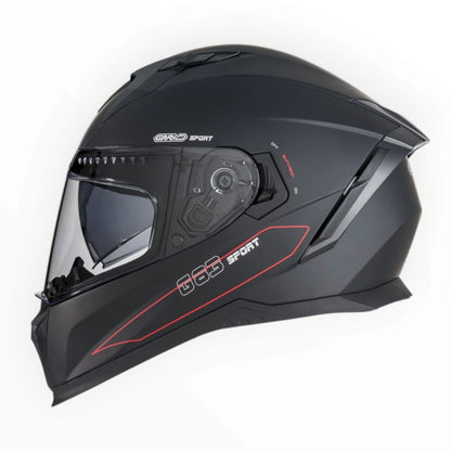 GARIBALDI（ガリバルディ）G83 Sport フルフェイスヘルメット【Matt Black】装飾品