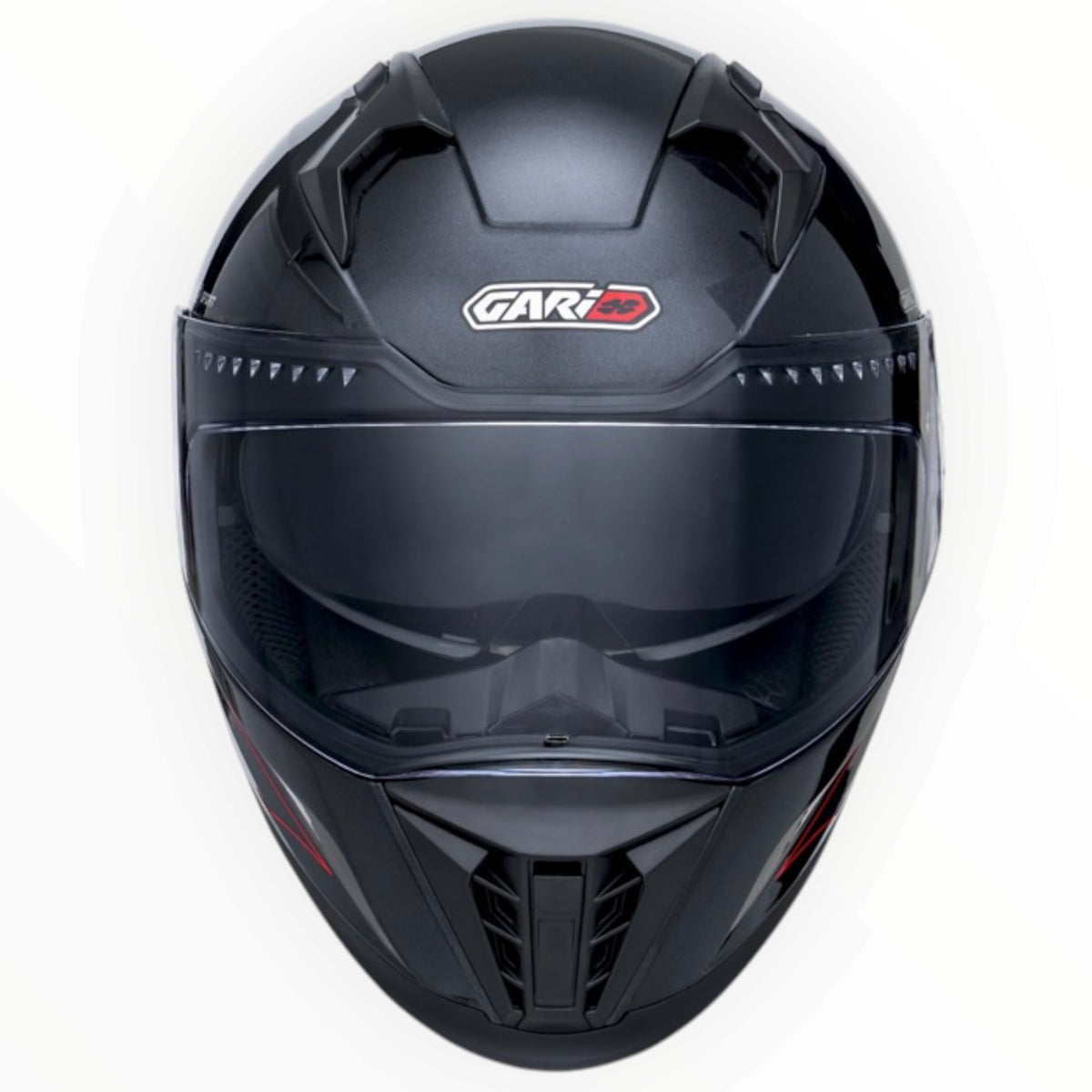 GARIBALDI（ガリバルディ）G83 Sport フルフェイスヘルメット【Pearl Black】装飾品