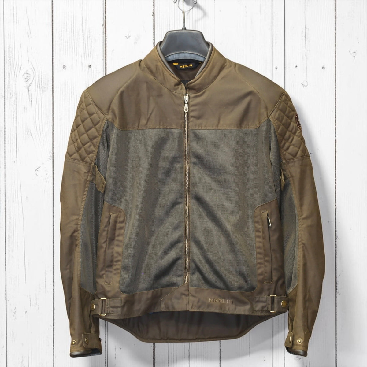 MERLIN （マーリン） ワックスコットンメッシュジャケット "WALTHAM D3O COTEC AIR JACKET" 【オリーブ】