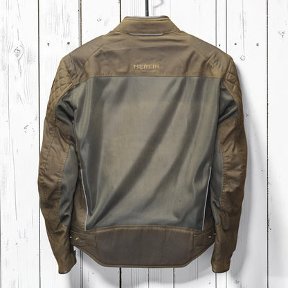 MERLIN （マーリン） ワックスコットンメッシュジャケット "WALTHAM D3O COTEC AIR JACKET" 【オリーブ】