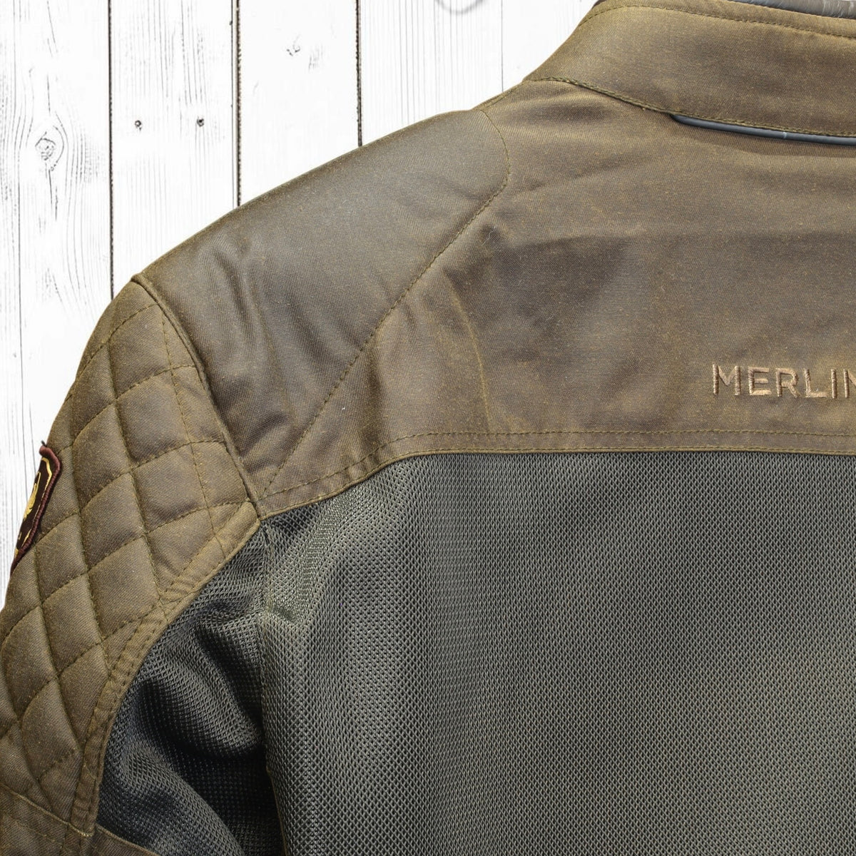 MERLIN （マーリン） ワックスコットンメッシュジャケット "WALTHAM D3O COTEC AIR JACKET" 【オリーブ】