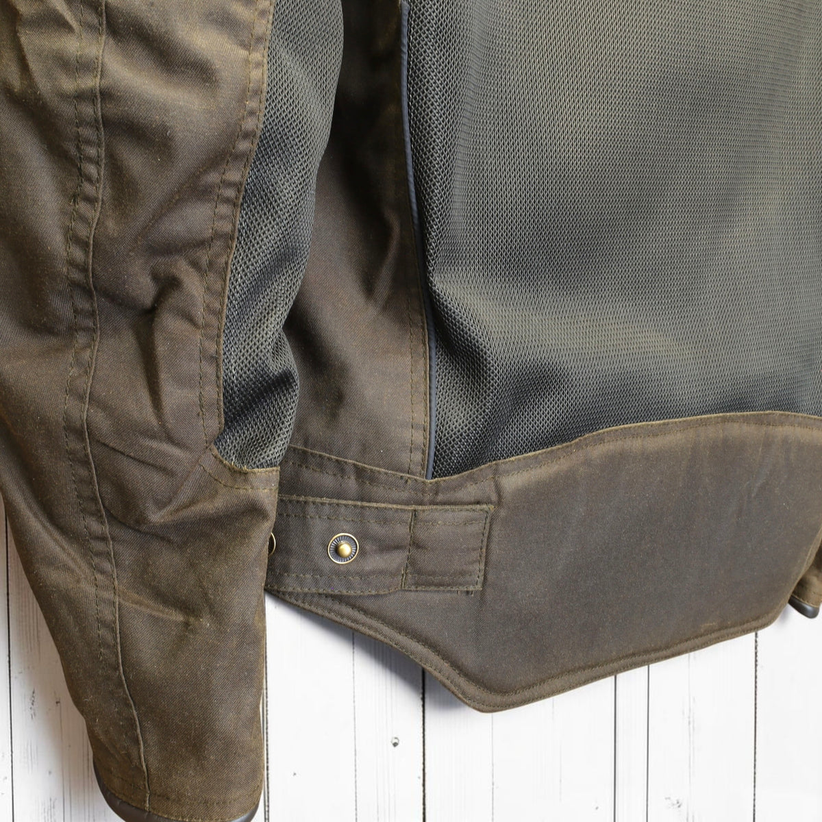 MERLIN （マーリン） ワックスコットンメッシュジャケット "WALTHAM D3O COTEC AIR JACKET" 【オリーブ】