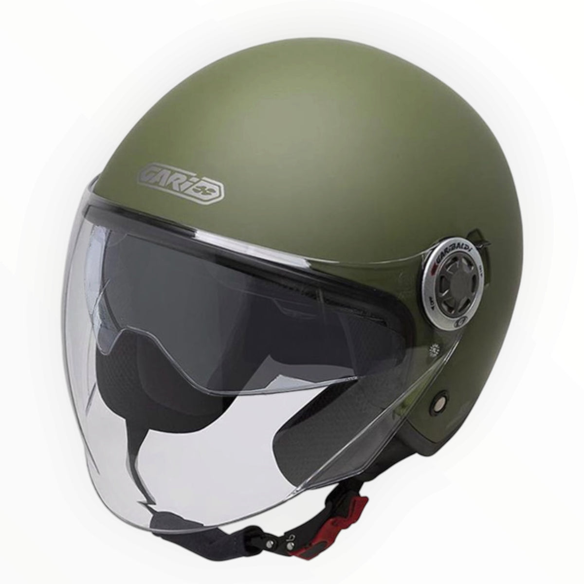 GARIBALDI（ガリバルディ）G20 ジェットヘルメット【Matt Military Green】装飾品