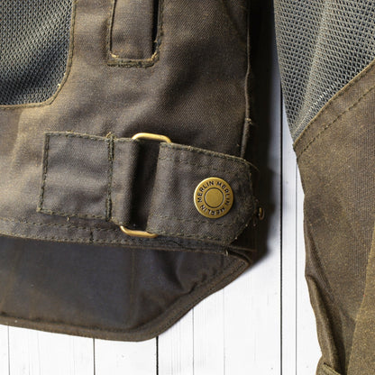 MERLIN （マーリン） ワックスコットンメッシュジャケット "WALTHAM D3O COTEC AIR JACKET" 【オリーブ】