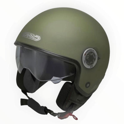 GARIBALDI（ガリバルディ）G20 ジェットヘルメット【Matt Military Green】装飾品