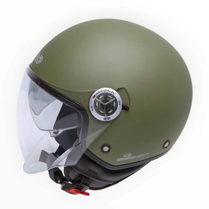GARIBALDI（ガリバルディ）G20 ジェットヘルメット【Matt Military Green】装飾品