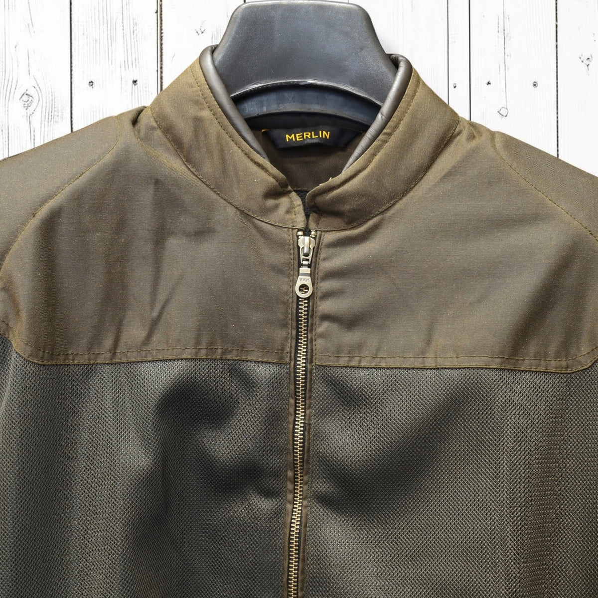 MERLIN （マーリン） ワックスコットンメッシュジャケット "WALTHAM D3O COTEC AIR JACKET" 【オリーブ】