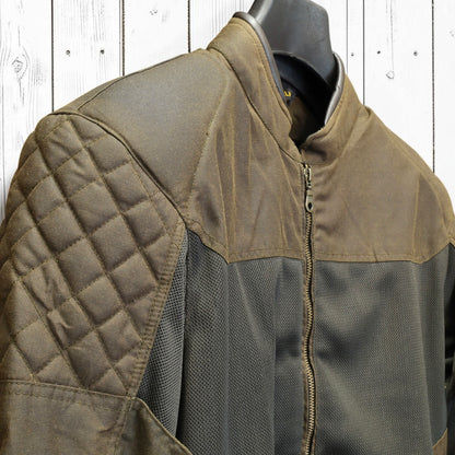 MERLIN （マーリン） ワックスコットンメッシュジャケット "WALTHAM D3O COTEC AIR JACKET" 【オリーブ】