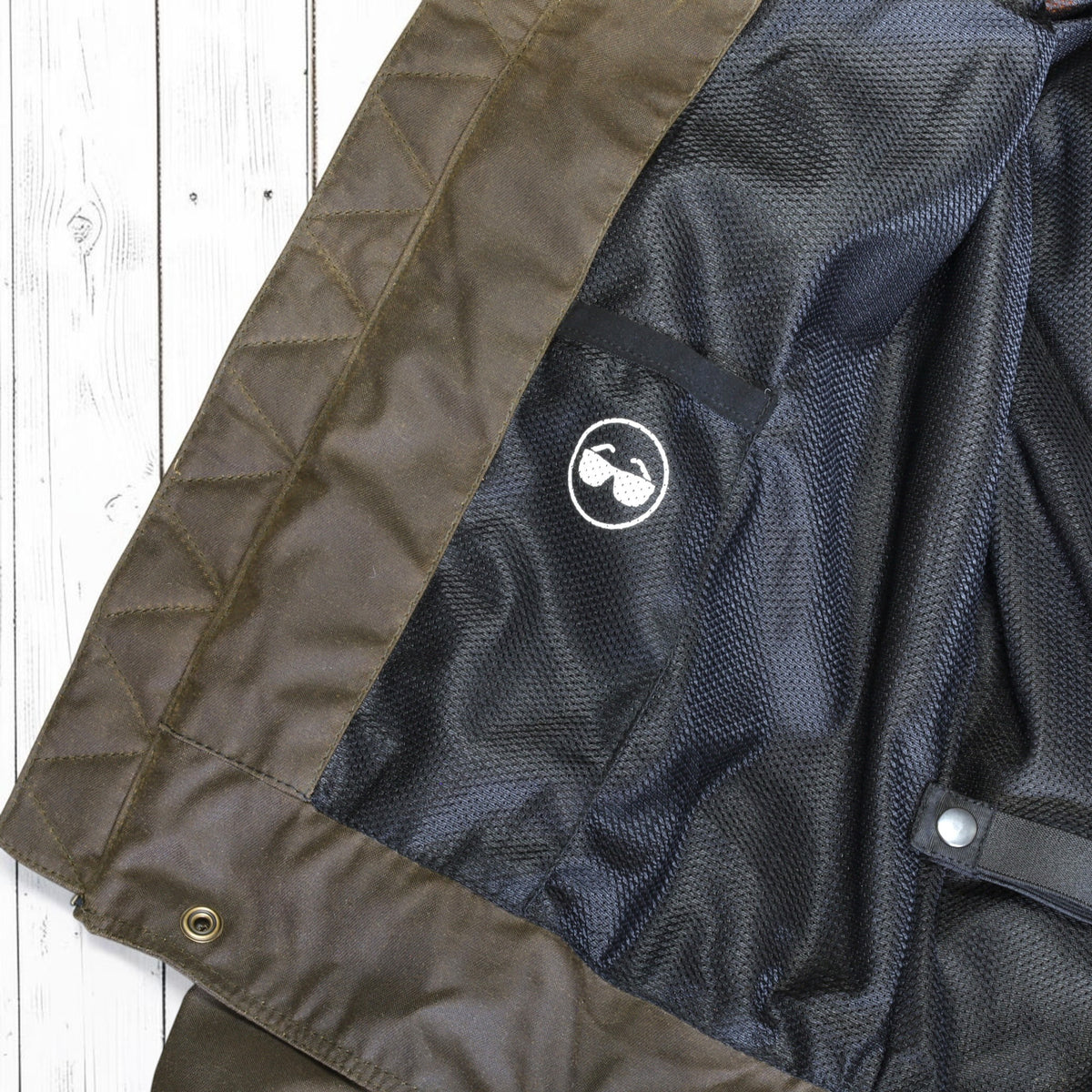 MERLIN （マーリン） ワックスコットンメッシュジャケット "WALTHAM D3O COTEC AIR JACKET" 【オリーブ】