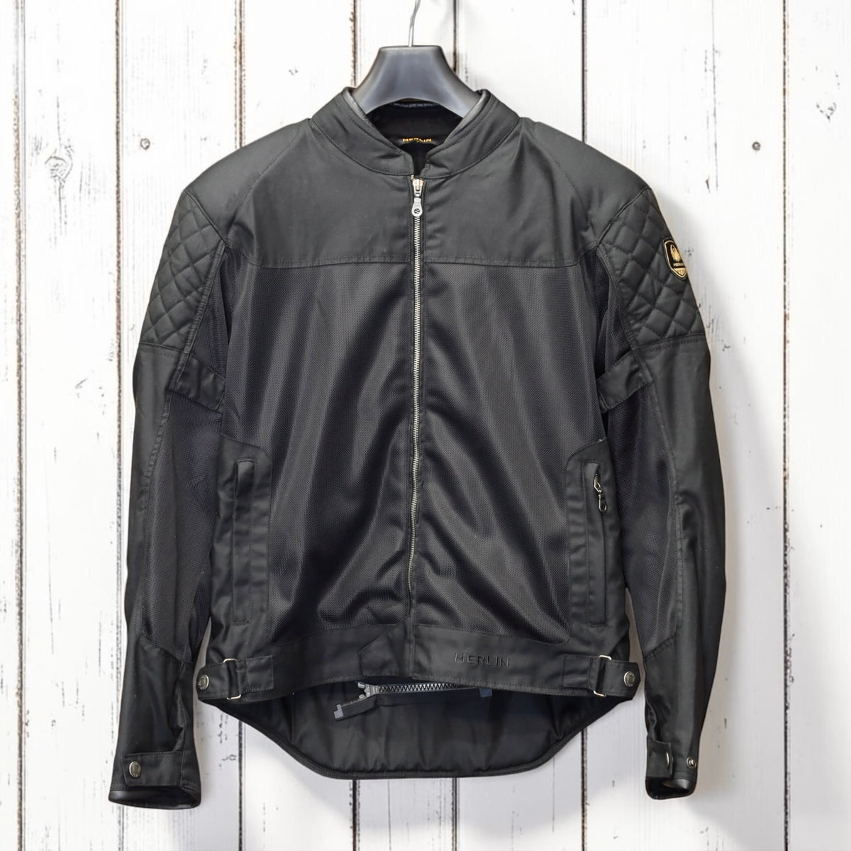 MERLIN （マーリン） ワックスコットンメッシュジャケット "WALTHAM D3O COTEC AIR JACKET" 【ブラック】