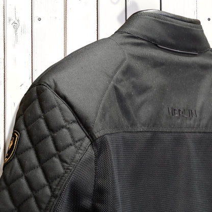 MERLIN （マーリン） ワックスコットンメッシュジャケット "WALTHAM D3O COTEC AIR JACKET" 【ブラック】