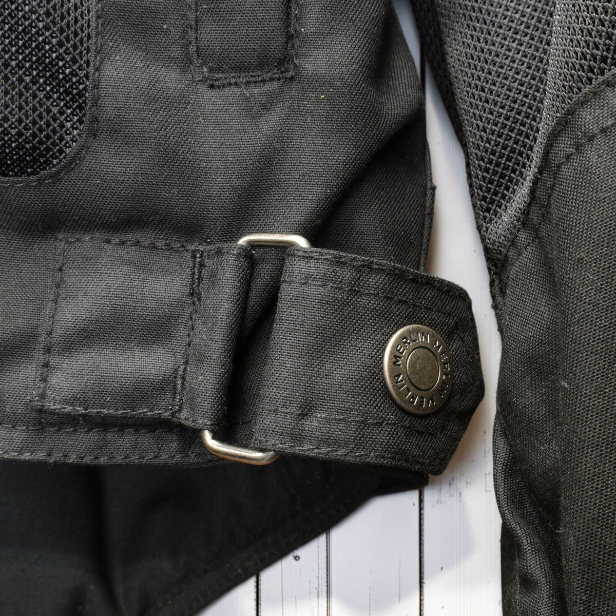 MERLIN （マーリン） ワックスコットンメッシュジャケット "WALTHAM D3O COTEC AIR JACKET" 【ブラック】