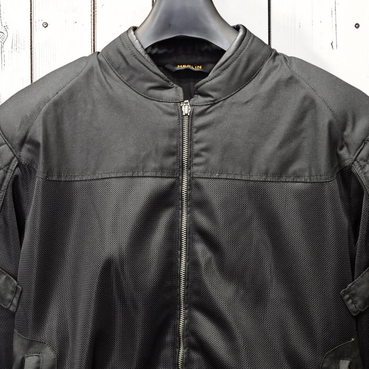 MERLIN （マーリン） ワックスコットンメッシュジャケット "WALTHAM D3O COTEC AIR JACKET" 【ブラック】