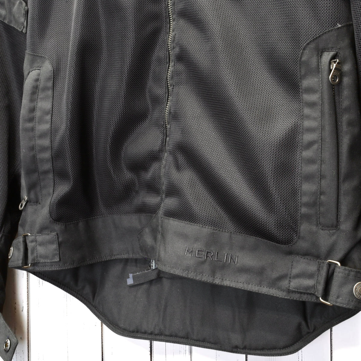 MERLIN （マーリン） ワックスコットンメッシュジャケット "WALTHAM D3O COTEC AIR JACKET" 【ブラック】