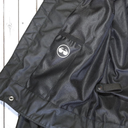 MERLIN （マーリン） ワックスコットンメッシュジャケット "WALTHAM D3O COTEC AIR JACKET" 【ブラック】