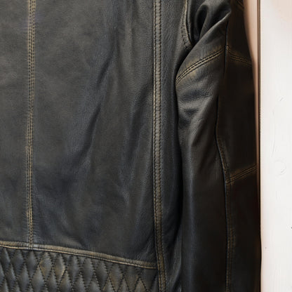 REBELHORN（レベルホーン）レザージャケット "Hunter II Leather Jacket " 【ヴィンテージブラウン】