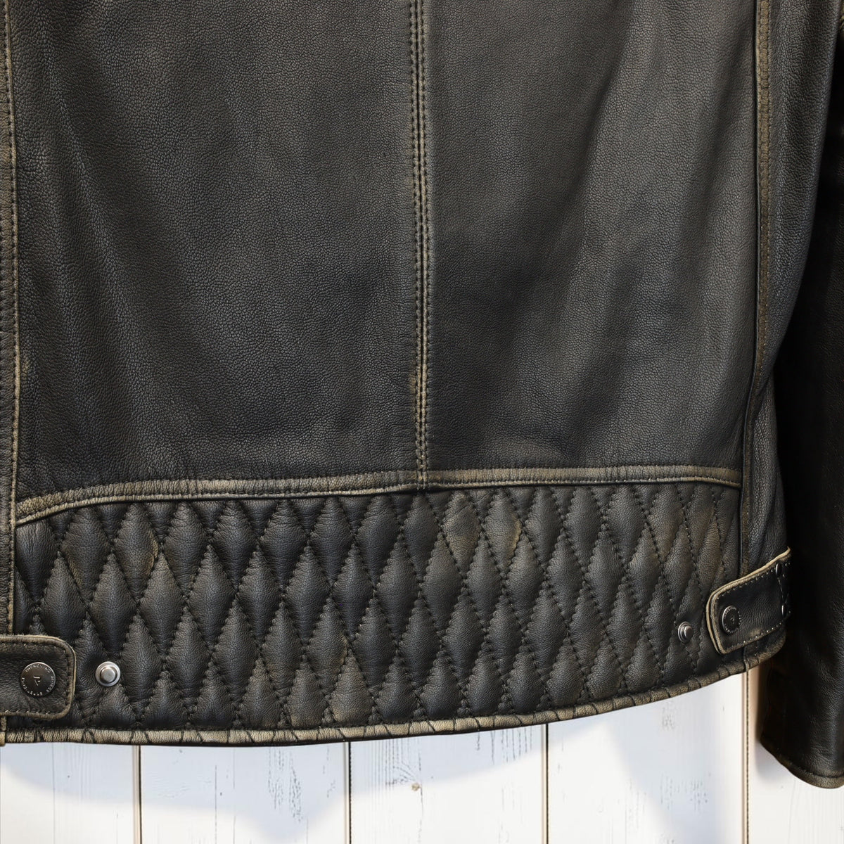 REBELHORN（レベルホーン）レザージャケット "Hunter II Leather Jacket " 【ヴィンテージブラウン】