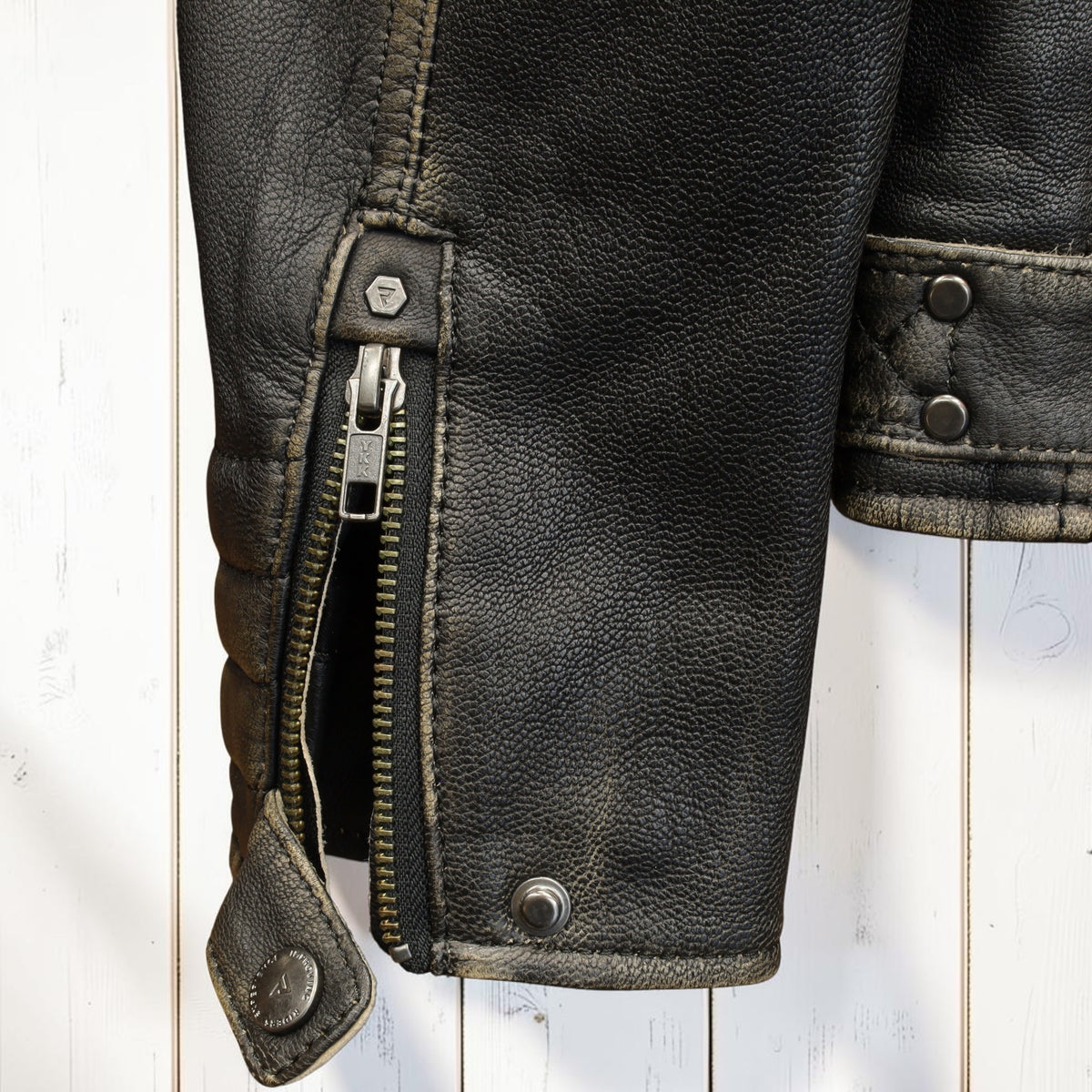REBELHORN（レベルホーン）レザージャケット "Hunter II Leather Jacket " 【ヴィンテージブラウン】